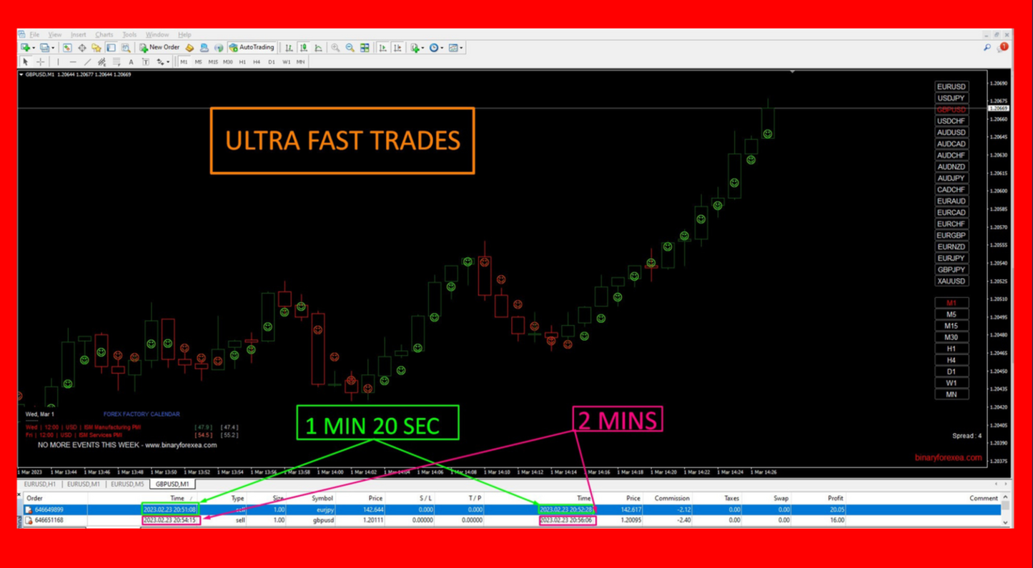 M1 Scalping Signal Indicator No Repaint MT4